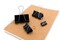 DSTELIN Binder Clips Paper Clamps Assorted Sizes 100 Count (Black), X Large, Large, Medium, Small, X Small and Micro, 6 Sizes in One Pack, Meet Your Different Using Needs.